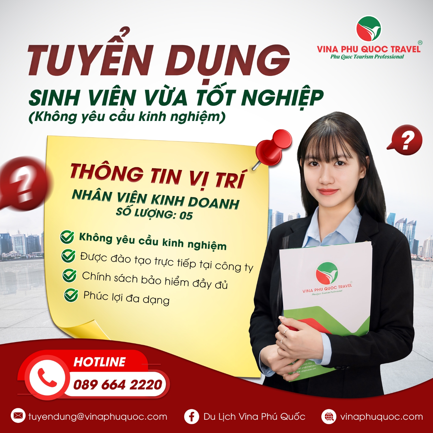 TUYỂN DỤNG SINH VIÊN MỚI RA TRƯỜNG - ĐI LÀM NGAY